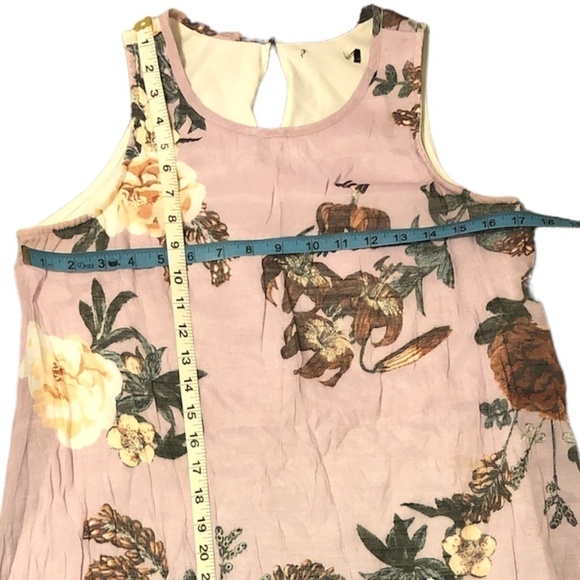 DARIAN Dress Women's Size Small Pink Multicolor Y2K Roses Floral Grunge - Picture 4 of 9